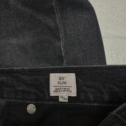Levi’s Made & Crafted SELVEDGE Jeans 511 Slim italienischer Stoff Big E 31x34 schwarz - Bild 8 von 13