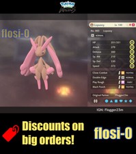 6IV Shiny Alpha Lopunny Max Effort Level Pokemon Legends Arceus
