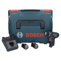 Bosch Gsr 12V-15 Akku Bohrschrauber 12 V 30 Nm + 2X Akku 3,0 Ah + LadegeräT