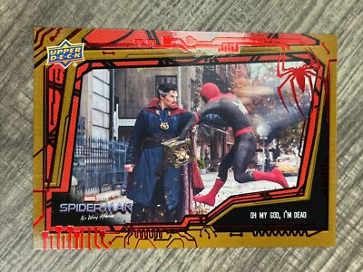 2023 UD Spider-Man No Way Home, Red, Color Match, #18, Oh my God