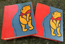 WINNIE THE POOH Disney Baby's Photo Album Slant D 3-Ring 1.5" Binder Lot of 2