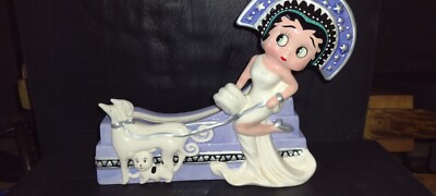 1995 Betty Boop Ceramic Napkin / Letter Holder - Vandor Kind Features Syndicate 