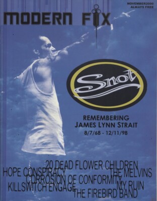 MODERN FIX Magazine; 1:3, Nov '00; Pepper Keenan, Killswitch Engage, My Ruin