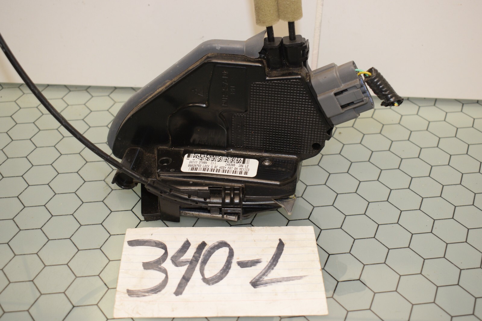 13 14 15 Nissan Altima Passenger Front Door latch power lock actuator #340L