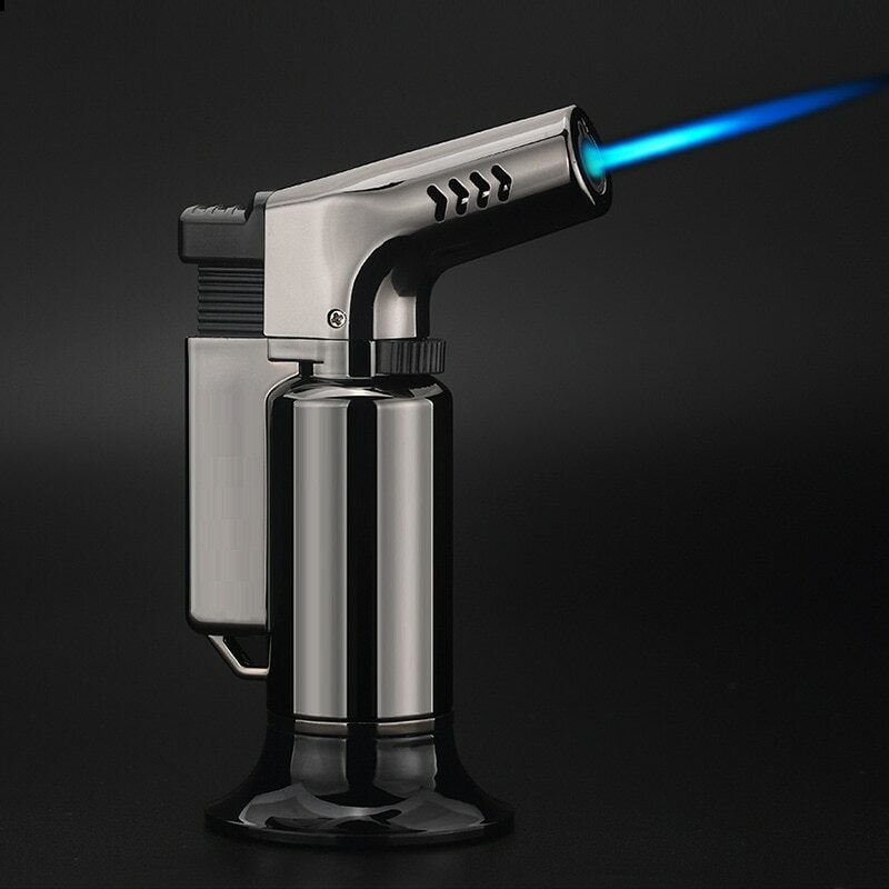 BBQ Lighter Torch Turbo Jet Butane Gas Spray Gun Windproof Metal Pipe