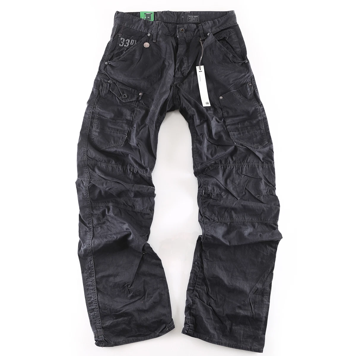 G Star Raw Rovic Zip 3D Straight Tapered Fit Cargo Pants Green Size  29(32×31) | eBay