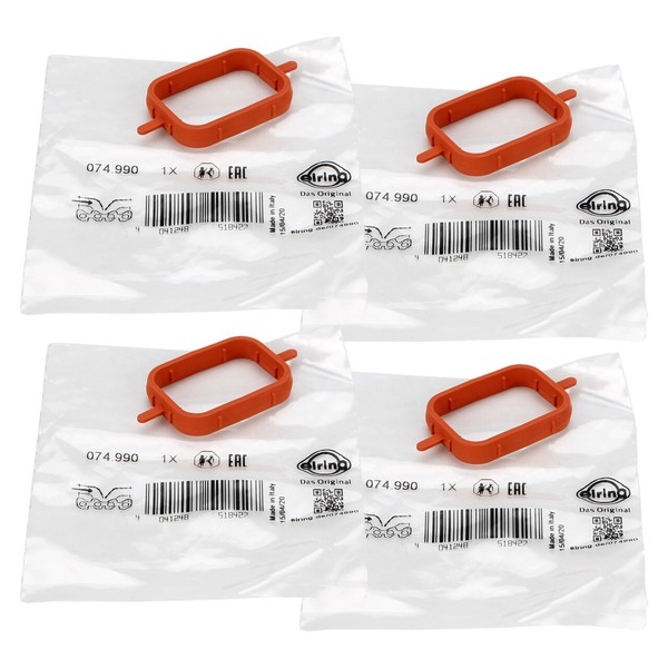 4X Elring AnsaugkrüMmerdichtung FüR BMW E87 E46 E90-93 E39 E60 E61 X3 E83 M47-image