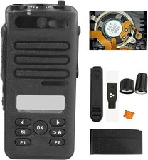 Black Replacement Housing Case Front Cover with Speaker for Motorola XPR3500E