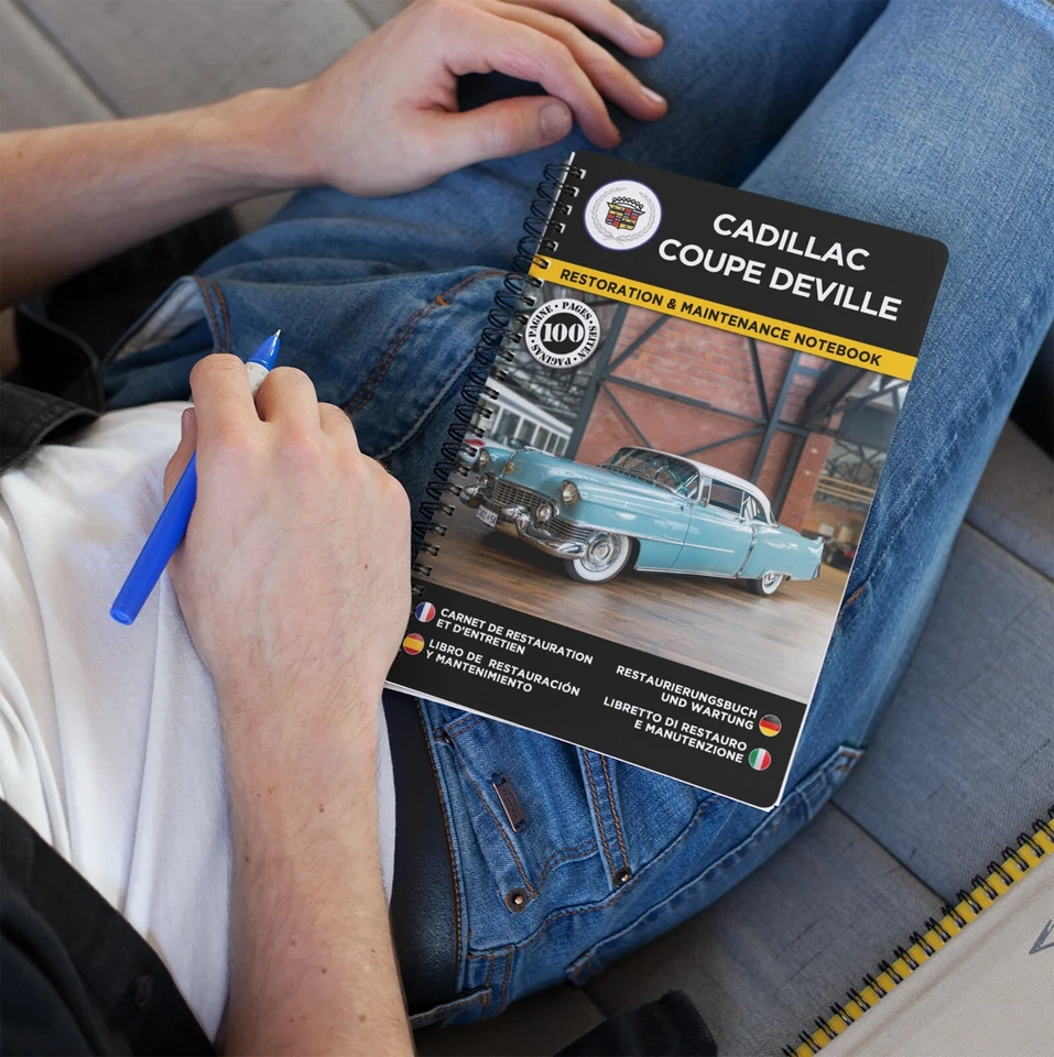 CADILLAC COUPE DEVILLE : Libretto Di Restauro E Manutenzione - CONSEGNA GRATUITA - Immagine 2 di 4