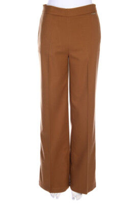 TWINSET SIMONA BARBIERI Pants Logo Plaque 42 = D 40 camel