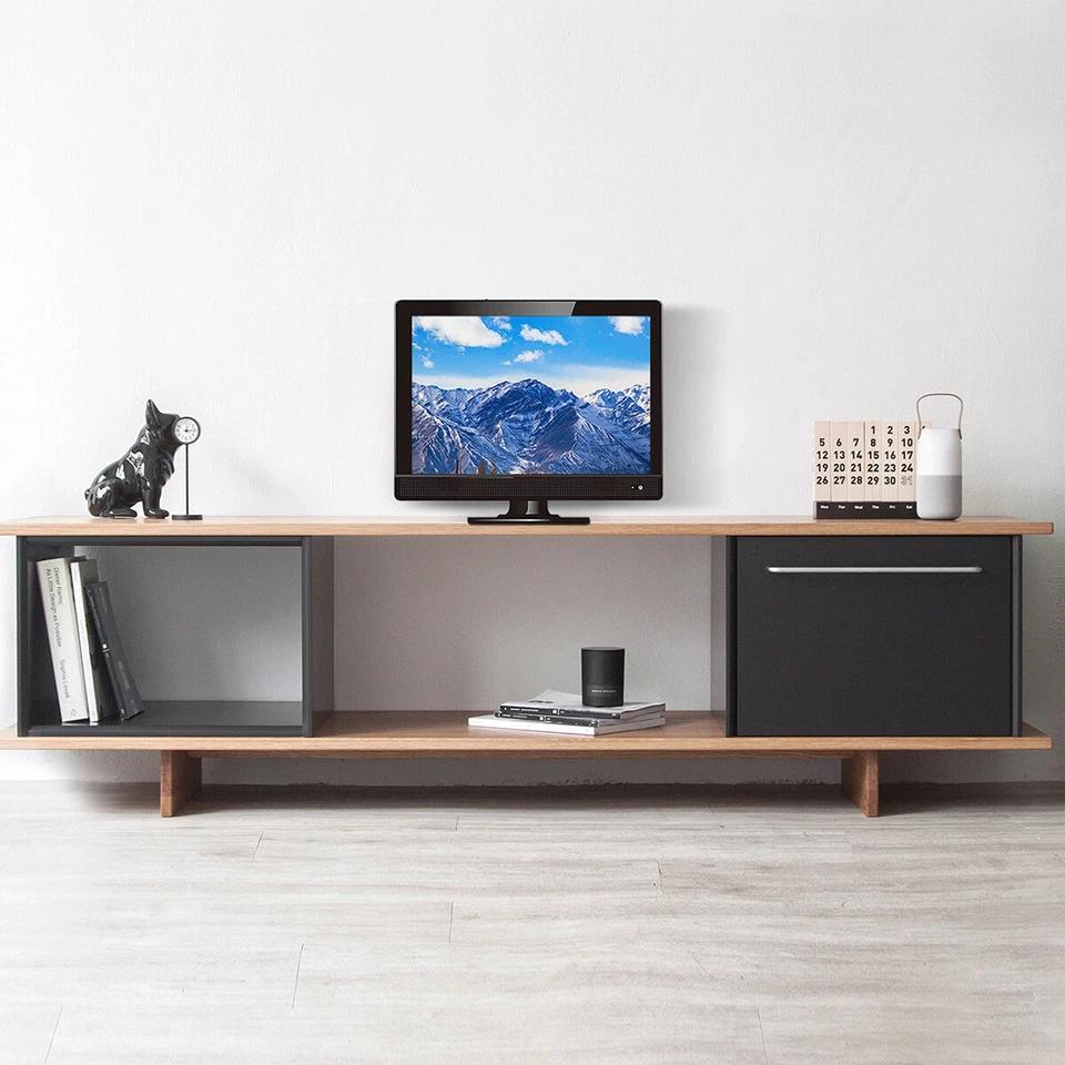 13" TV Widescreen  AC110V / DC12V LED HDTV w/ DVD Player, USB, VGA, RCA, HDMI - Image 2 of 4