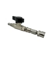 Stainless Steel Softwash Ball Valve 3/8" Mosmatic Swivel Stainless Couplers DN10