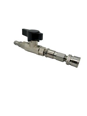 Stainless Steel Softwash Ball Valve 3/8'' Mosmatic Swivel Stainless Couplers DN10