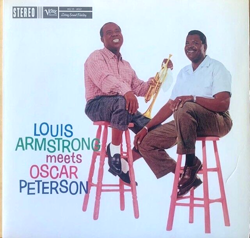 Germany AUDIOPHILE Speakers Corner 180g LP LOUIS ARMSTRONG Meets OSCAR PETERSON - Picture 2 of 3
