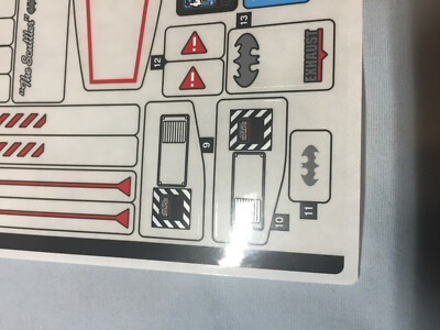 Lego Unused Sticker Sheet 70908 The Scuttler No Bricks Batman