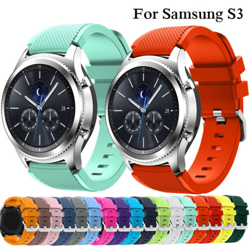 Silicon Sportuhr Armband Uhrenarmband Uhrarmband Für Samsung Gear s3 Frontier  - Bild 1 von 46