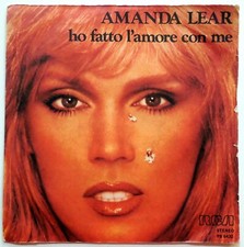 VINYL SCHALLPLATTE 45 UMDREHUNGEN AMANDA LEAR ICH HABE LIEBE MIT MIR DIAMONDS 