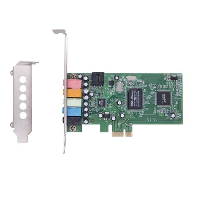 PCIE Sound Cards 5.1 Channel Microphone Input Perfect for Karaoke Night DE