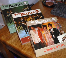 ~144 BEATLES TUNES: 36 MINT VIRGIN VINYL EPs! COMPLETE VOL 1-2-3/PIC SLVs/BOXES~