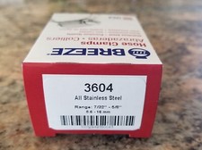 10 Clamps Breeze 3604 Miniature Clamps 732-58 All Stainless Steel Free Ship