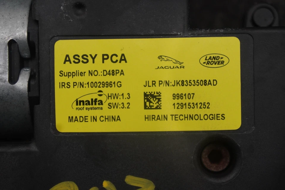 Juego 2 Techo Corredizo Techo Motor Vidrio Motor Drive T4A30989 Jaguar F-Pace X761 2018-21 Foto 4 de 4