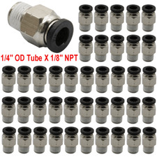 1/4" OD Tube X 1/8" NPT Pneumatic Fitting, Push to Connect Air Fitting Wholesale