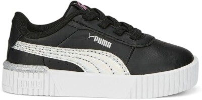 Puma Girl's Carina Toddler Lace Up Sneakers Shoes Casual Black