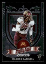 2021 Panini Prizm Draft Picks #166 Rashod Bateman Rookie Minnesota Golden