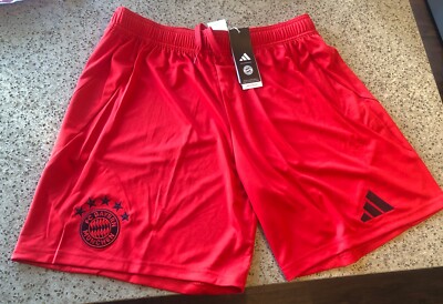 FC Bayern Munich Adidas 24/25 Home Soccer Football Shorts NWT IT8513 Medium
