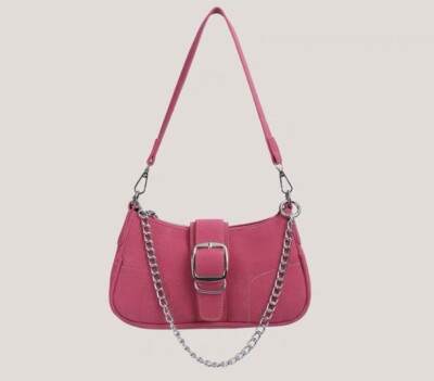 Y2k Pink purse Vintage Style Chain Bag Hot Girl Bag Girls