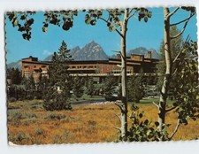 Postcard Jackson Lake Lodge Grand Teton National Park Wyoming USA