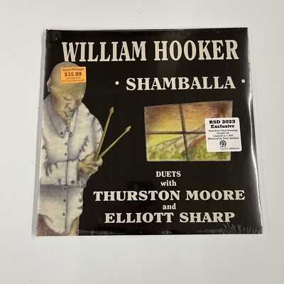 Sealed New William Hooker Shamballa Duets with Thurston Moore Elliott Sharp LP