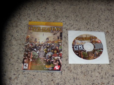 Sid Meier's Civilization IV Warlords (PC, 2006) Expansion PC Game with manual