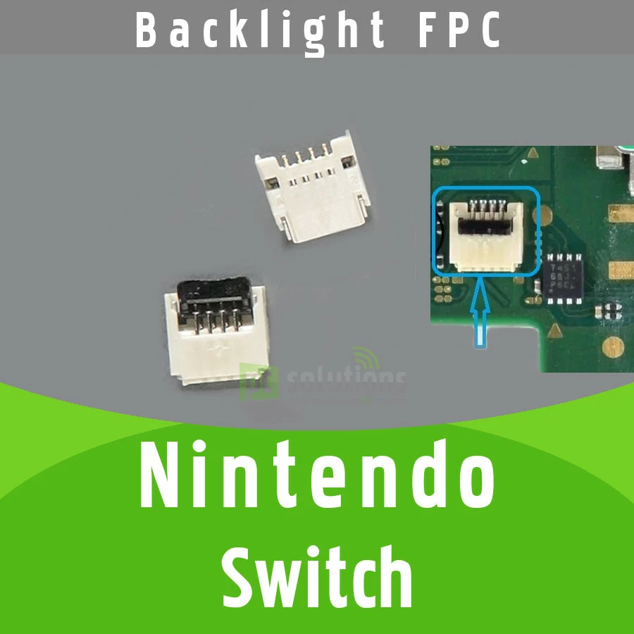 Nintendo Switch Console Backlight FPC Connector Retroilluminazione Connettore