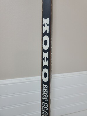 Vintage KOHO 2201 BLACKFIBRE Hockey Stick R6 Toe To End 58'' Tall
