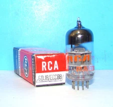6DJ8 ECC88 RCA NOS radio audio amplifier electron vacuum tube valve Holland 6DJ8