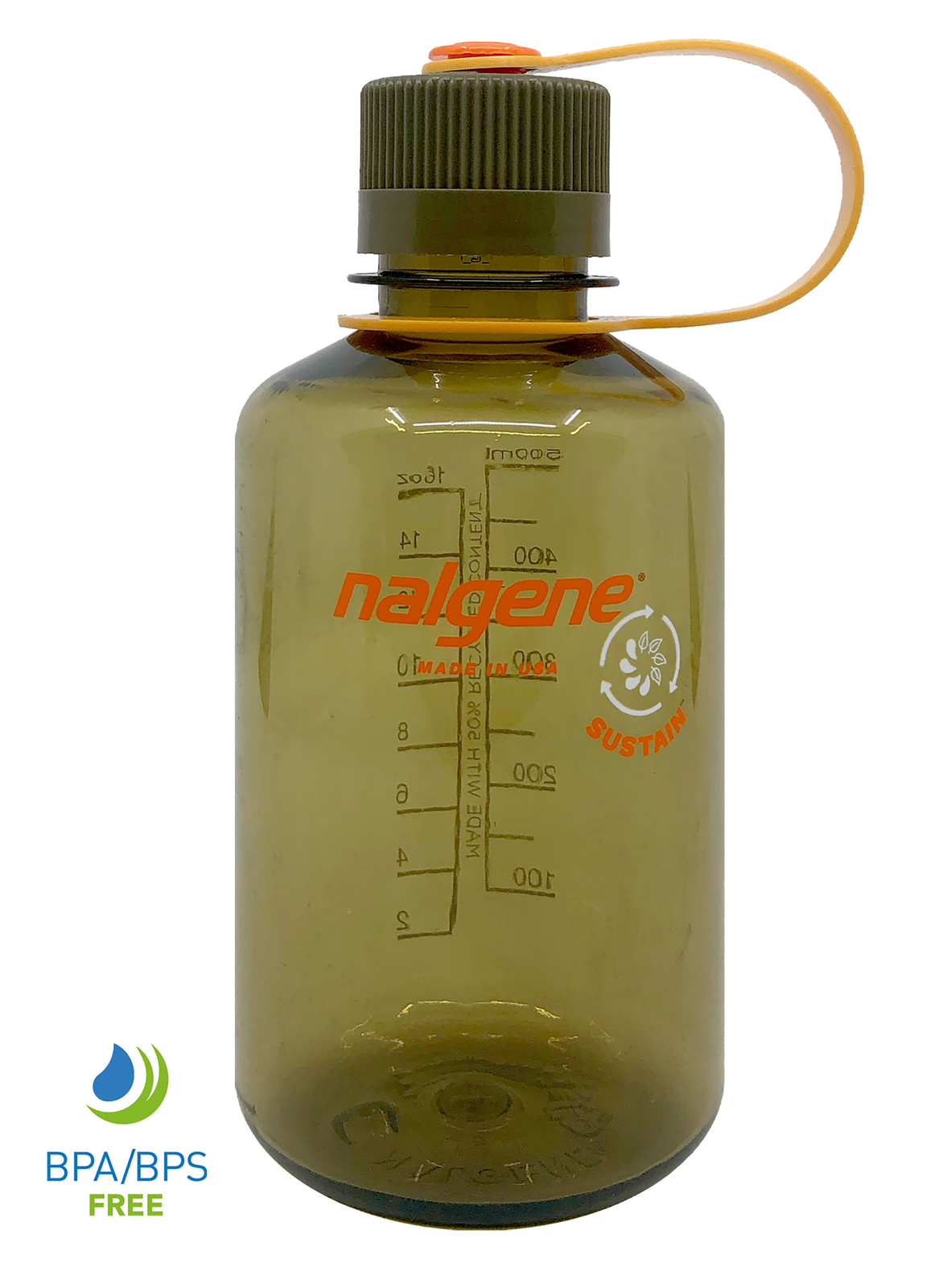 Nalgene Trinkflasche Standard 0,5 Liter "sustain" - Lieferbar In 4