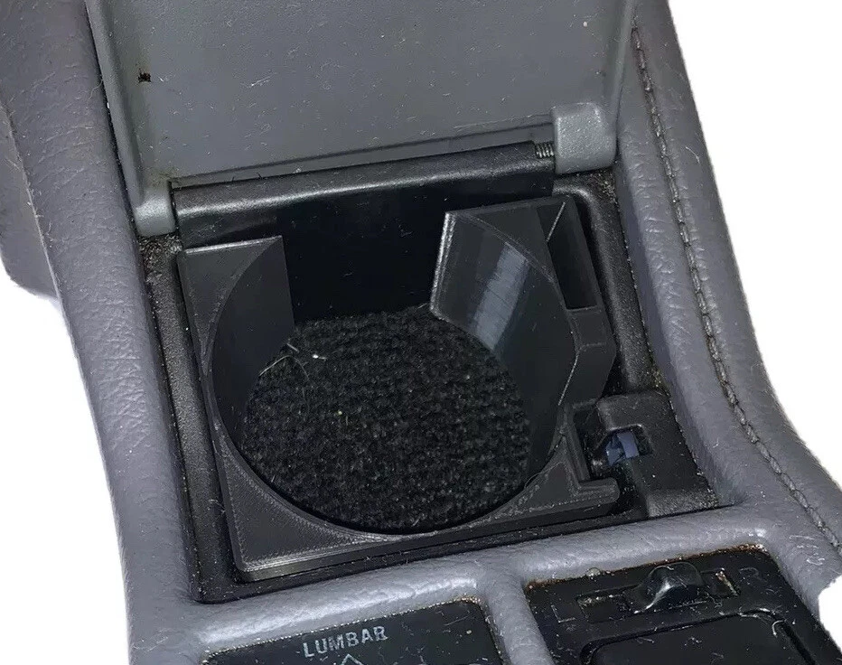 86.5-89 TOYOTA SUPRA BANDEJA PARA MONEDAS LATA PEQUEÑA PORTAVASOS NEGRO NUEVO INSERTO AJUSTE PERSONALIZADO Foto 3 de 4