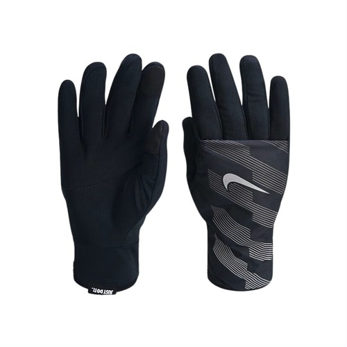 Nike Mens Black Flash Layered Run Gloves Size UK XL NRGJ3082 - Picture 3 of 9