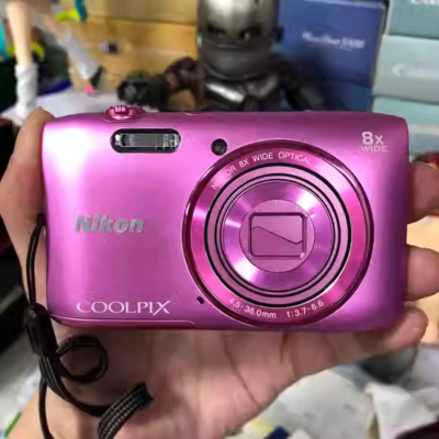 Nikon Coolpix S3600 Pink 8x Optical Zoom 20.1MP Digital Camera 