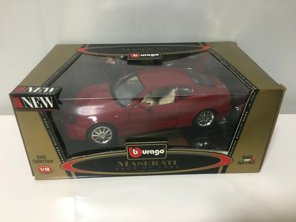 BURAGO 1:18 GOLD COLLECTION MASERATI 3200GT scala 1/18 dal GIAPPONE F/S - Immagine 2 di 4