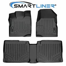 SMARTLINER Custom Fit Floor Mats 2 Row Liner 2011-2017 Chevy Equinox GMC Terrain