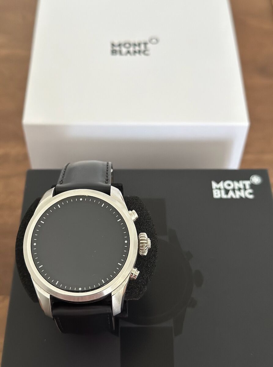 Montblanc Mont Blanc Summit Smartwatch Wristwatch Digital Montblanc Mont Blanc Summit Smartwatch Wristwatch Digital