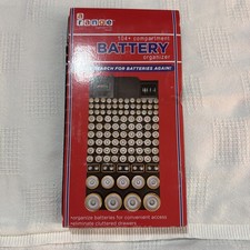 The Battery Organizer Storage Case 104 COMPARTMENT SLIM LINE.