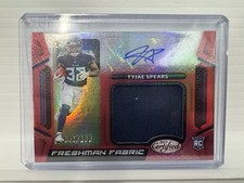 2023 Panini Certified - Freshman Fabric Signatures Tyjae Spears Mirror Red /199 