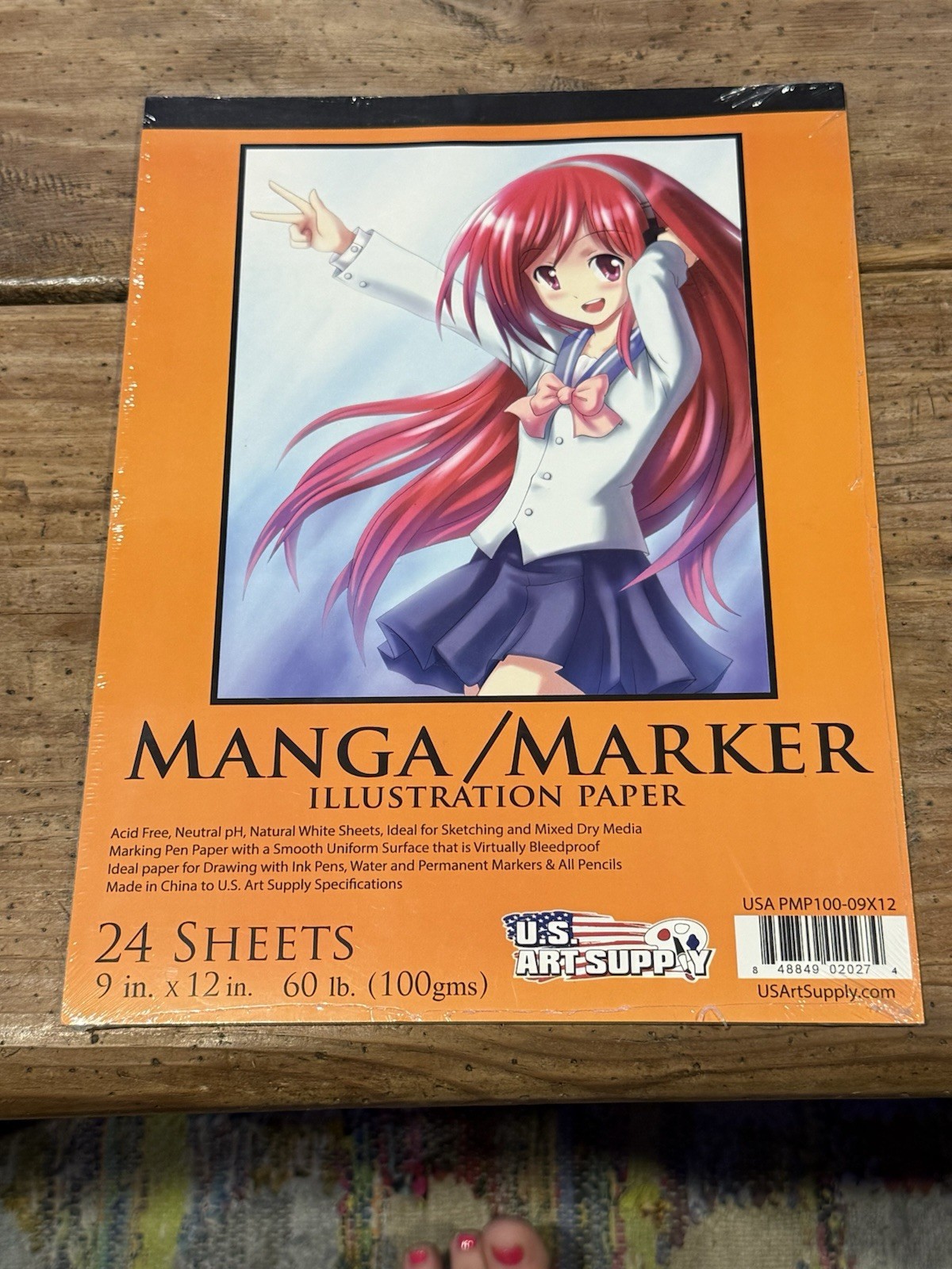 MANGA/MARKER Illustration PAPER 9&rdquo;x 12&rdquo; U.S. ART SUPPLY 