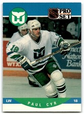 1990-91 Pro Set Paul Cyr Hartford Whalers #449