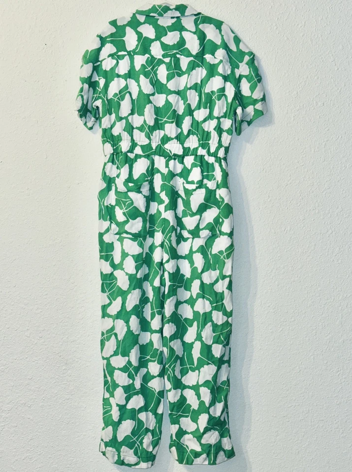 Mono Diane Von Furstenberg Ginkgo Estampado Verde - Niñas Talla M (8) Foto 2 de 4