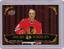 BOBBY HULL 25/26 Chicago Blackhawks Centennial Award Winners YELLOW #141 Hart