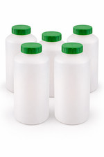 Set 5x 1000 ml Pulverflaschen / Behälter für TribGun Pulverbeschichtungspistole